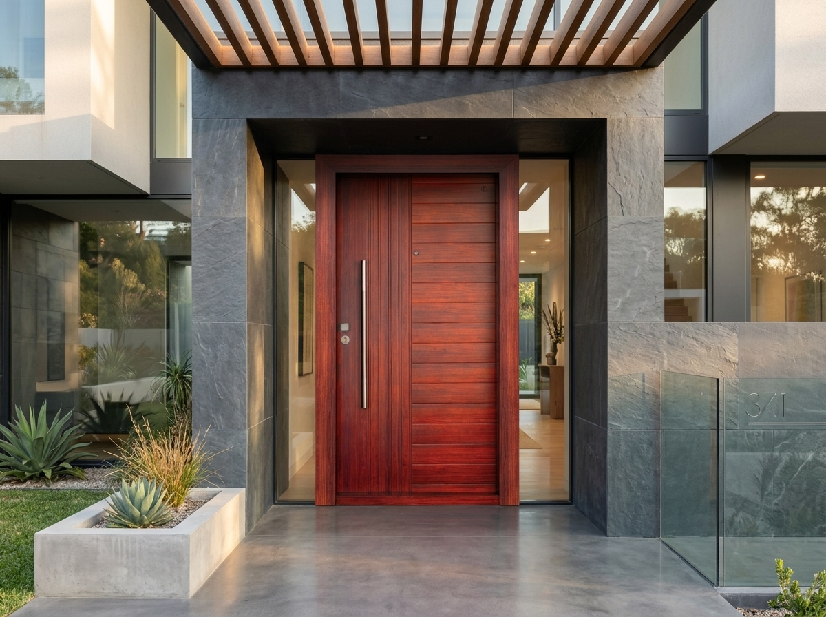 Staly Luxury Steel Door Entrance